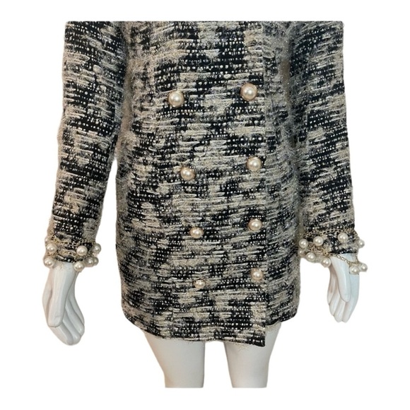 L’Atiste Knit Blazer Dress with Faux Pearls - Picture 8 of 16